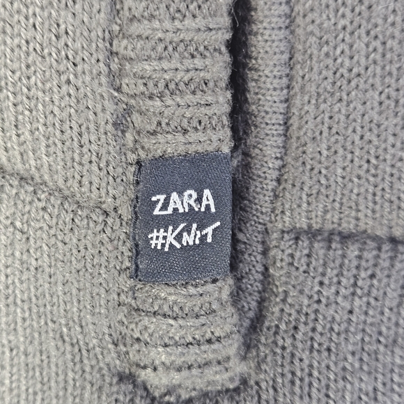 Zara Kids Olive Green Knit Vest, Boys Size‎ 8-9 - Picture 5 of 7